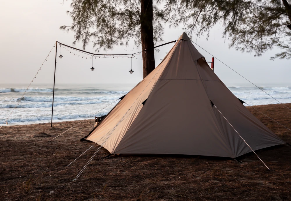 white teepee tent