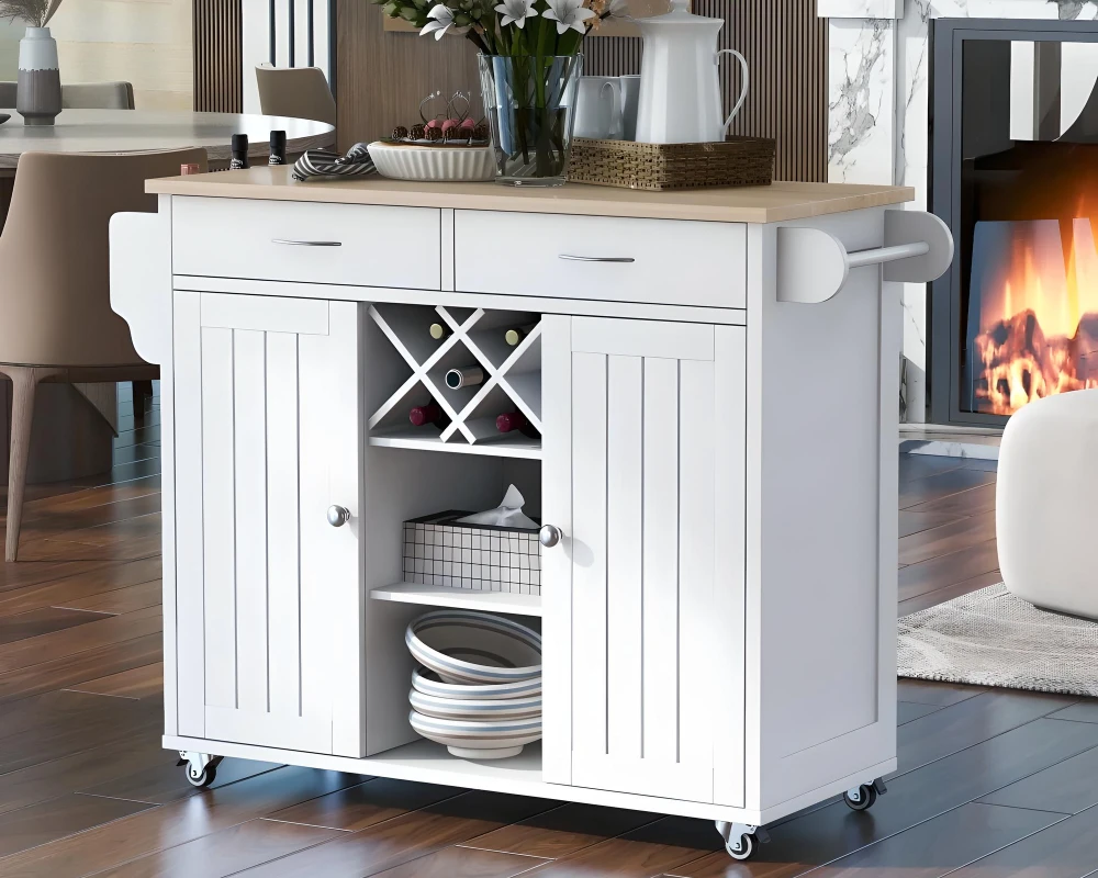 kitchen cart with storage