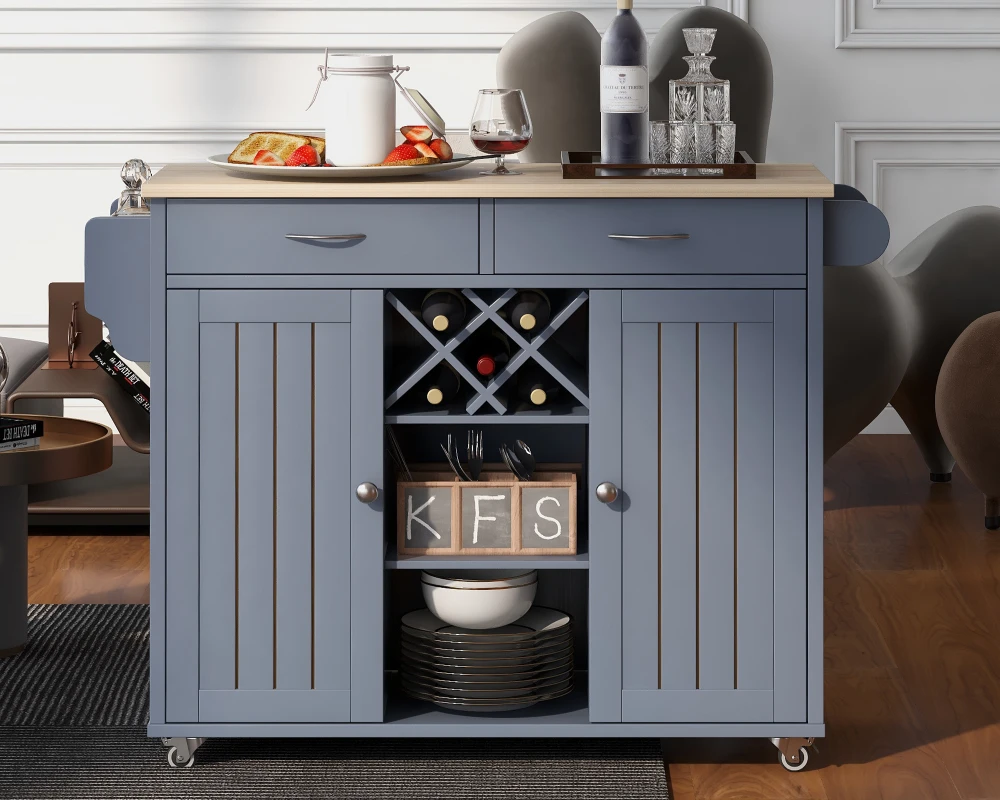 kitchen utility cart with wheels